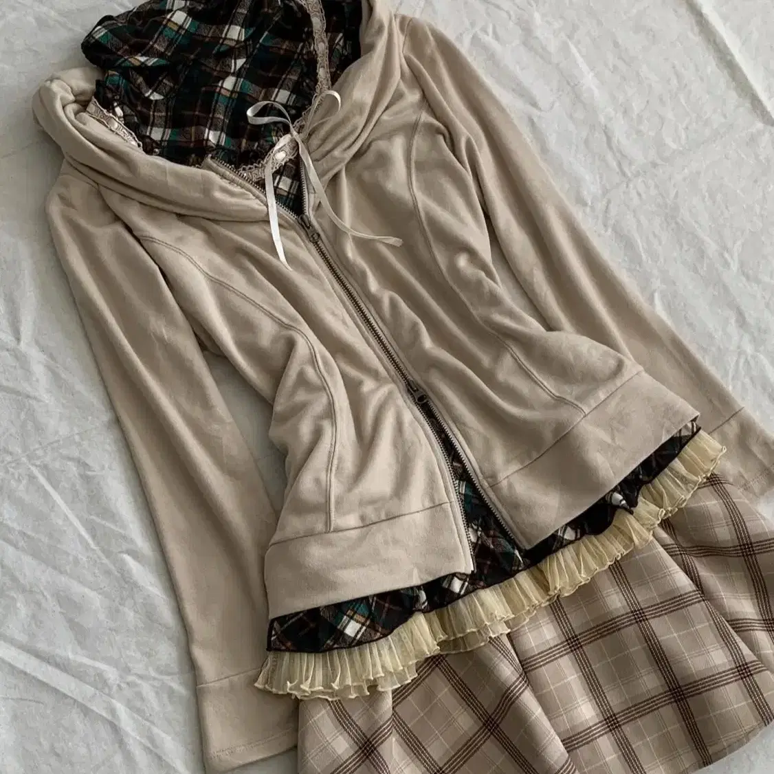 Jichoi Jichoi Comfort Fleece Shirt Jacket Milk Brown #지초이