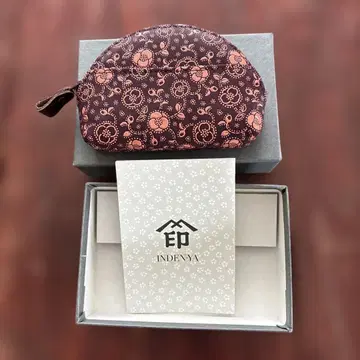 INDENYA 꽃무늬 코인 케이스