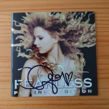 Taylor Swift Fearless 사인 포함 자켓만