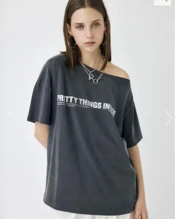 MOUSSY ONE SHOULDER TEE
