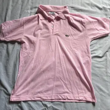 LACOSTE 핑크 피케 셔츠 L 사이즈