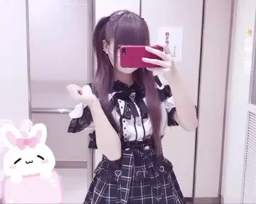 LIZLISA 레이스업 서스펜더 치마바지 블랙 체크