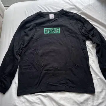 SUPER BEAVER 롱 T셔츠 블랙 S 사이즈