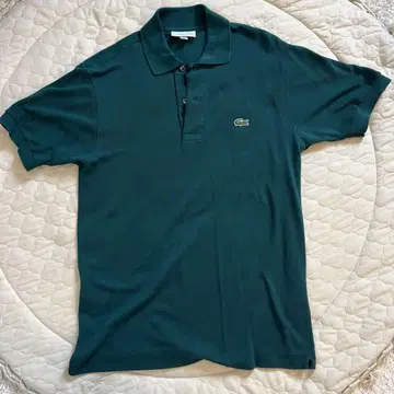 Lacoste 다크 그린 피케 셔츠