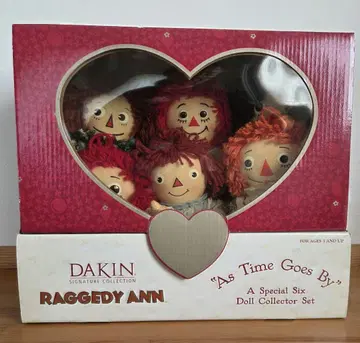 DAKIN RAGGEDY ANN 6체 세트
