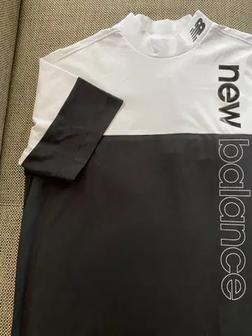 New Balance 골프 셔츠 사이즈 5 화이트/블랙