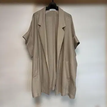DOUDOU 두두 메쉬 반팔 자켓 베이지