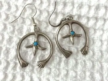 나자 귀걸이 Zuni Indian jewery