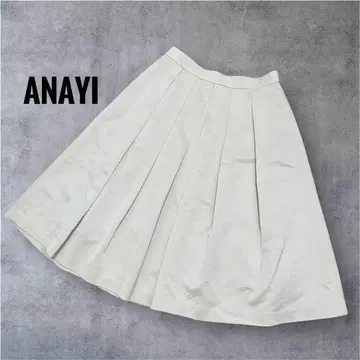ANAYI 아나이 스커트 무릎 기장 플리츠 스커트 38