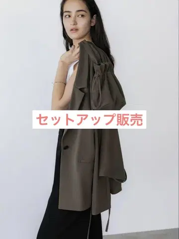crewre 포켓터블 스트레치 자켓 워터 리펠런트 슬랙스