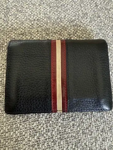 BALLY 가죽 카드 케이스 블랙