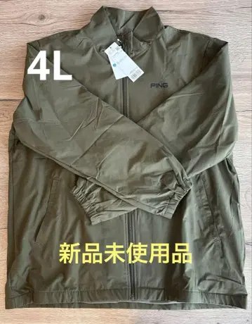 [ PING ] 골프웨어 긴팔 윈드 브레이커 풀 집업 블루종 4L
