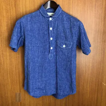 itazura tokase 3.2 데님 반팔 셔츠 S