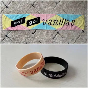 [세트] go!go!vanillas 타월 & 러버 밴드