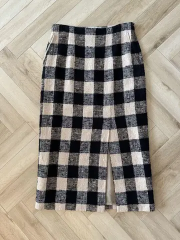 UNITED ARROWS BONOTTO 깅엄 체크 스커트 일본제