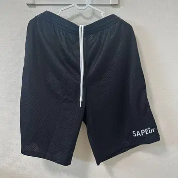 SAPEur 메쉬 숏팬츠 블랙 M 사이즈