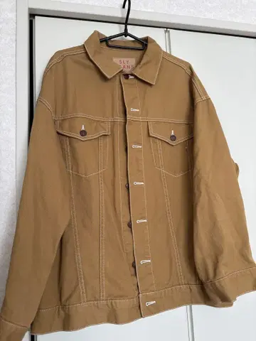 베이지 데님 자켓 사이즈 2