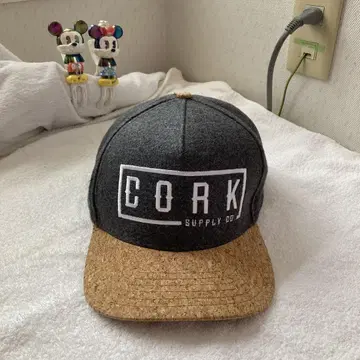 CORK 캡 코르크 소재 그레이