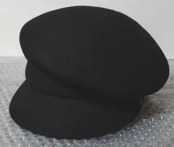 ca4la 카시라 비대칭 울 헌팅캡 블랙 TKU00224