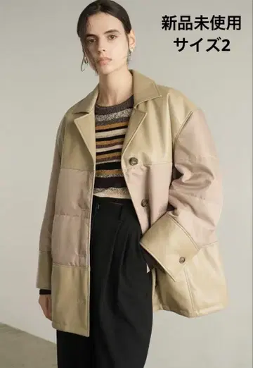 CLANE LEATHER SWITCHING OVER JACKET