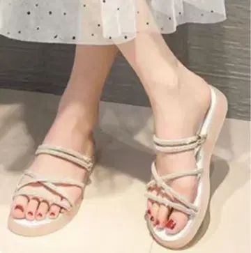 반짝반짝 글리터 샌들 여성용