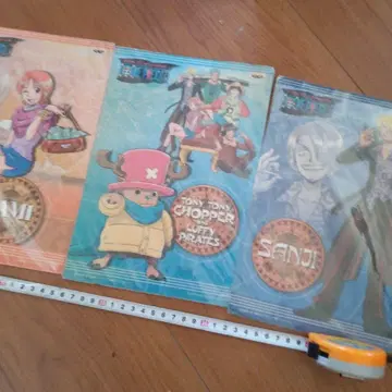 ONE PIECE 클리어 파일 3매 세트 낱개 판매 OK