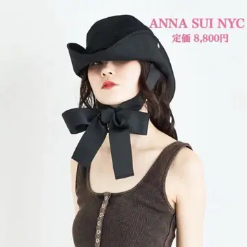 새상품 [ ANNA SUI NYC ] 안나수이 사하라 햇 블랙