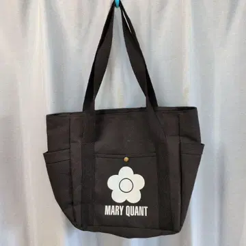 MARY QUANT 마리 퀀트 토트백 대용량 A4 대응 블랙