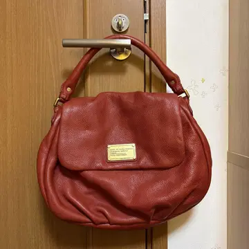Marc by Marc Jacobs 레드 가죽 숄더 핸드백
