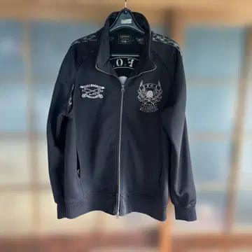 vanson 스컬 자수 풀 지퍼 재킷