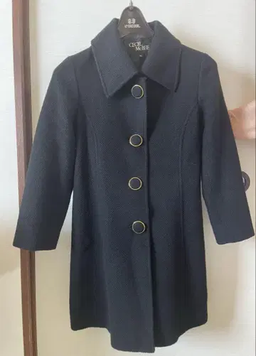 CECI L McBEE 블랙 롱 코트 M