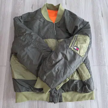 타미힐피거 MA-1 자켓 올리브 그린