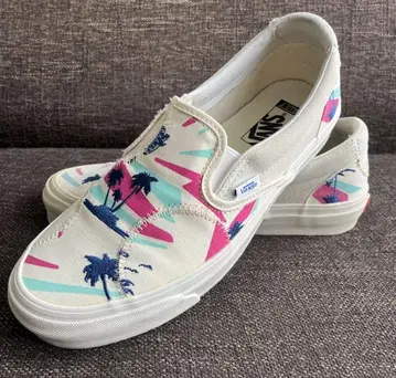 VANS VALUT 반스볼트 슬립온 트로피컬 팩 팜 아트8