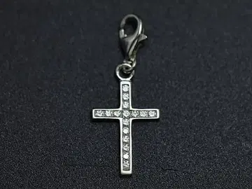 ThomasSabo 토마스사보 참 SV925 크로스 클리어 스톤