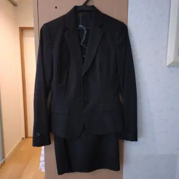 COMME CA ISM 블랙 취업 정장