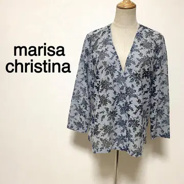 marisa christina NEWYORK 보태니컬 무늬 시어 자켓