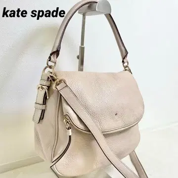 kate spade 2WAY 핸드 숄더백 가죽 화이트 베이지