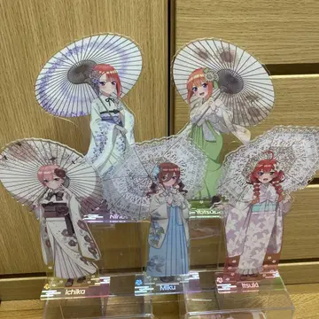 5등분의 신부 레트로 모던 빅 아크릴 스탠드 컴플리트