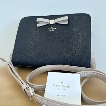 kate spade 리본 숄더백 바이컬러
