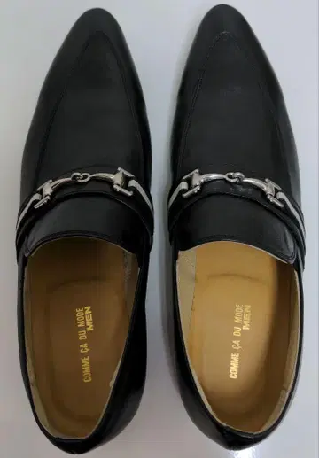 꼼사데모드멘 가죽 신발 블랙 25cm 미사용 새상품