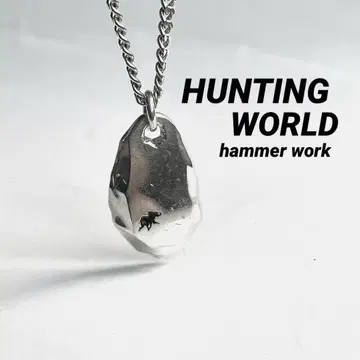 HUNTING WORLD 타타키 원포인트 SILVER 목걸이