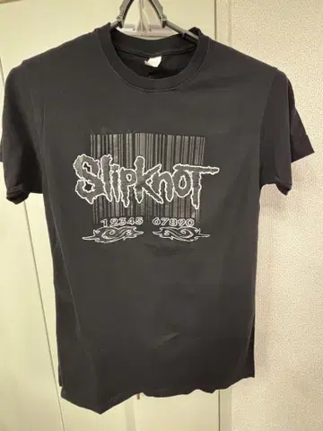 Slipknot 바코드 디자인 티셔츠 L 사이즈