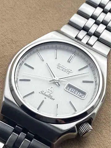 세이코 SEIKO 실버 웨이브 배터리 새상품 새상품급 작동품