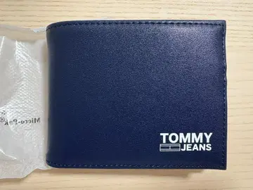 TOMMY JEANS 네이비 접이식 지갑