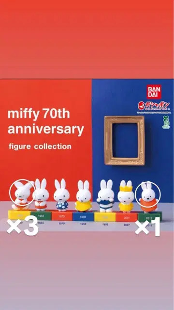 miffy 70주년 피규어 컬렉션