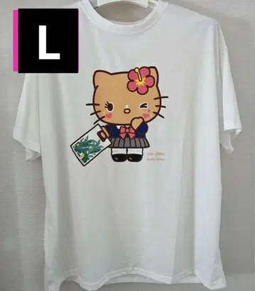 헬로키티 meJane 미제인 티셔츠 L 갸루키티, 햇볕에 탄 키티