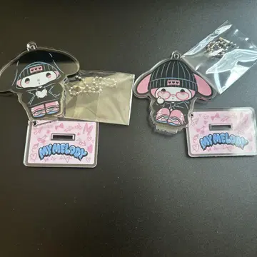 My Melody 아크릴 키링 2세트