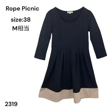 로페피크닉 Rope picnic 원피스 무릎 기장 38 귀여움