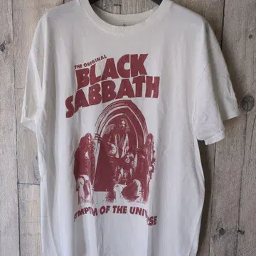 BLACK SABBATH T셔츠 택 결손