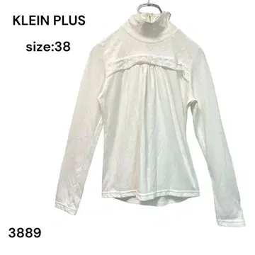 KLEIN PLUS 클란프뤼스 셔츠 상의 긴팔 38 레이스